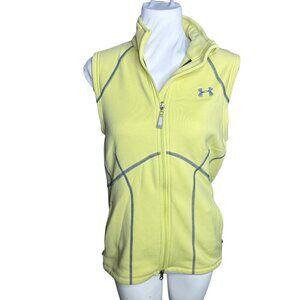 Under Armour womens fleece lined vest Medium lemon lime yellow green